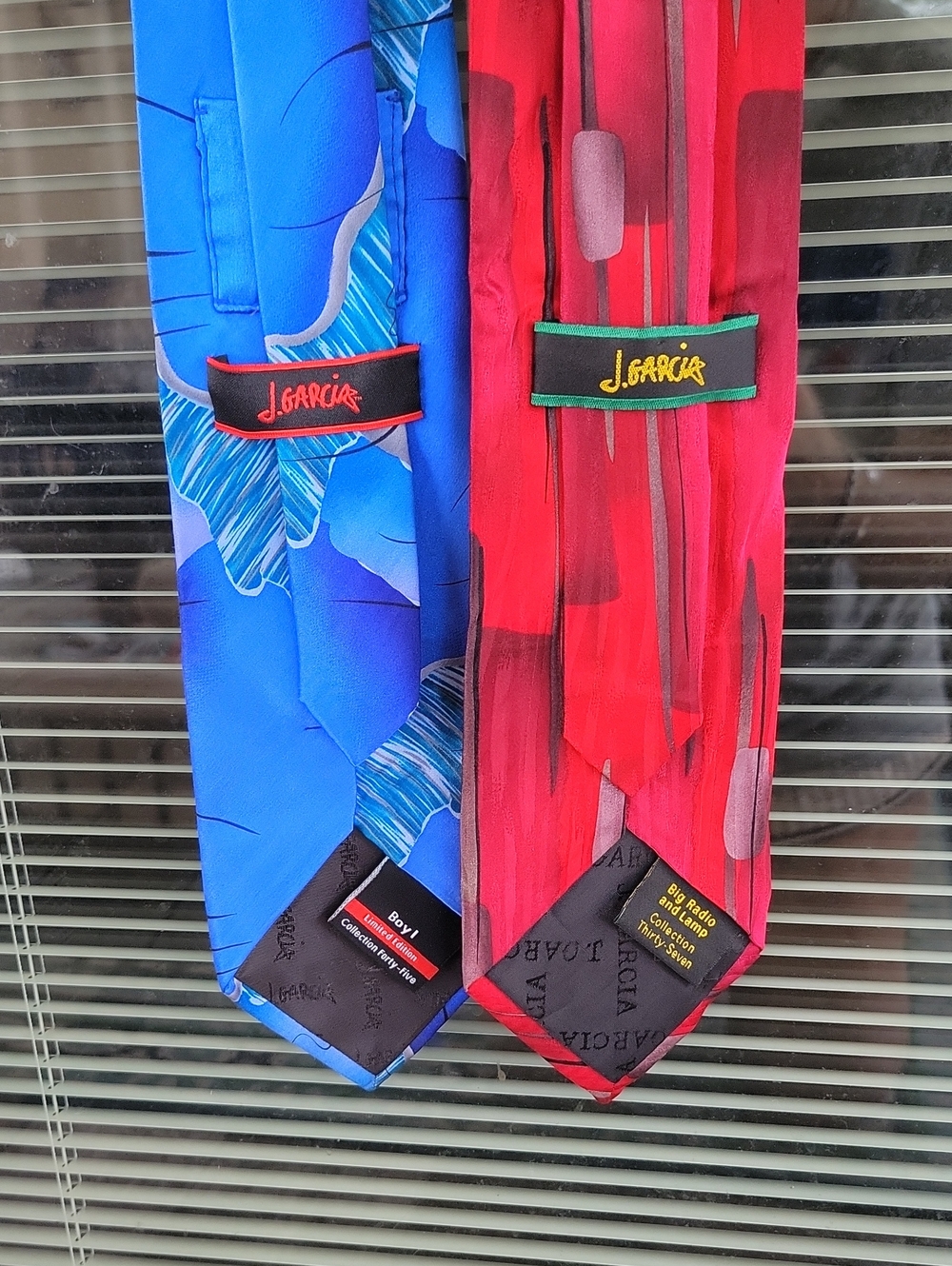 Bundle of 2 Jerry Garcia Silk Ties Circa 2004 & 2007